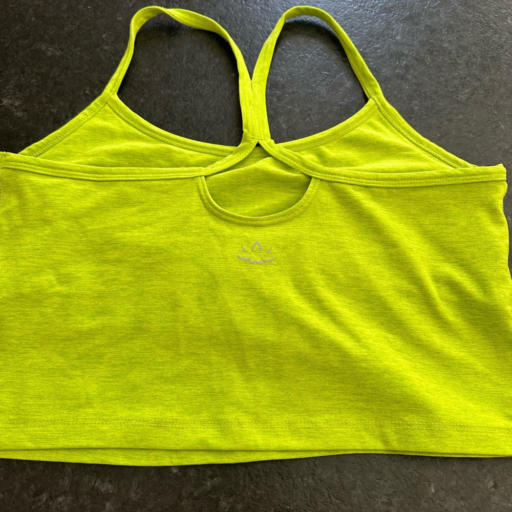 Beyond Yoga Lime Green Tank Top